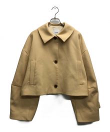 CLANE（クラネ）の古着「BULKY SLEEVE CROPPED JACKET」｜イエロー