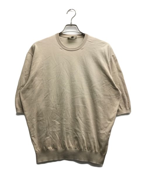 HERILL（ヘリル）HERILL (ヘリル) COTTON CREWNECK ベージュ サイズ:2の古着・服飾アイテム