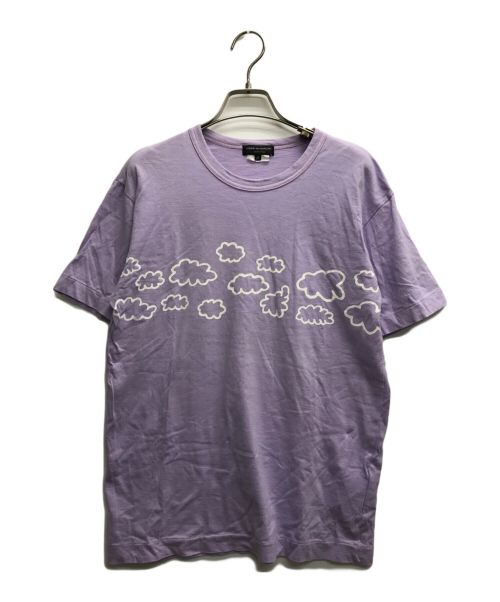 COMME des GARCONS HOMME PLUS（コムデギャルソンオムプリュス）COMME des GARCONS HOMME PLUS (コムデギャルソンオムプリュス) 雲プリントTシャツ パープル サイズ:Sの古着・服飾アイテム