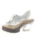 Simone Rocha (シモーネ ロシャ) LACE-UP HEELED TREK SANDALS/レースアップ ヒール トレック サンダル クリア サイズ:37：18000円