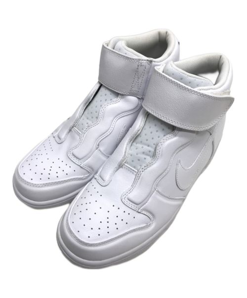 NIKE（ナイキ）NIKE (ナイキ) GIRLS WMNS DUNK HI EASE/ガールズ ウィメンズ ダンク ハイ  イーエーエスエー ホワイト サイズ:25.5㎝の古着・服飾アイテム