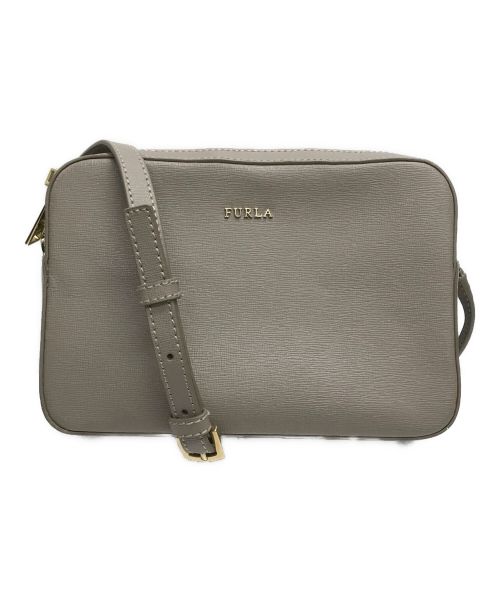 FURLA（フルラ）FURLA (フルラ) スクエアショルダーバッグ ベージュの古着・服飾アイテム