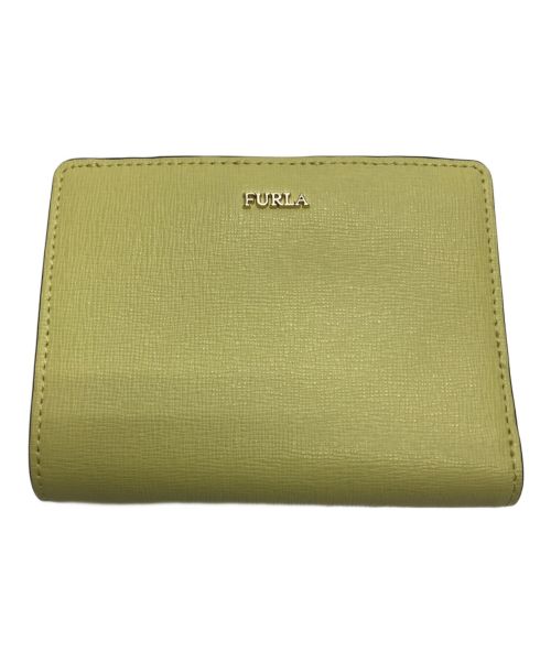 FURLA（フルラ）FURLA (フルラ) 2つ折り財布 イエローの古着・服飾アイテム