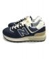 NEW BALANCE (ニューバランス) ローカットスニーカー ネイビー サイズ:23.5：9000円