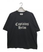 CAPTAINS HELMキャプテンズヘルム）の古着「プリントTシャツ」｜ブラック