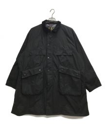 Barbour×KAPTAIN SUNSHINE（バブアー×キャプテンサンシャイン）の古着「Stand collar Traveller coat」｜ブラック