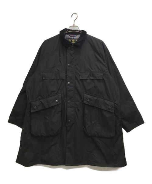 Barbour（バブアー）Barbour (バブアー) KAPTAIN SUNSHINE (キャプテンサンシャイン) Stand collar Traveller coat ブラック サイズ:38の古着・服飾アイテム