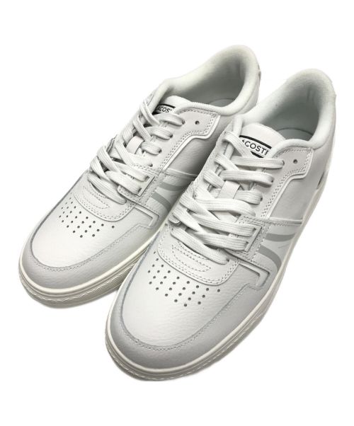 LACOSTE（ラコステ）LACOSTE (ラコステ) L001 Leather Sneakers/L001 レザー スニーカーズ ホワイト サイズ:US10の古着・服飾アイテム