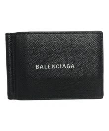 BALENCIAGA（バレンシアガ）の古着「マネークリップカードケース」｜ブラック