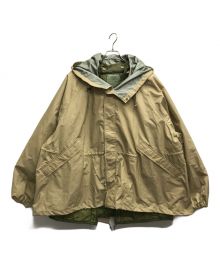 MADE IN STANDARD（メイドインスタンダード）の古着「90S SHORT SNOW PARKA WITH LINING/90S ショート スノー パーカー ウィズ ライニング」｜ベージュ