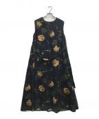 Ameriアメリ）の古着「2WAY JEANNETTE ORDINARY LINE DRESS」｜ネイビー