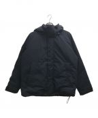 DANTONダントン）の古着「DOWN ARMY HOODED JACKET/ダウンアーミーフーディッドジャケット」｜ネイビー