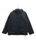 DANTON（ダントン）の古着「DOWN ARMY HOODED JACKET/ダウンアーミーフーディッドジャケット」｜ネイビー