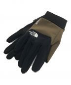 THE NORTH FACEザ ノース フェイス）の古着「Windstopper Etip Glove/ウィンドストッパーイーチップグローブ」｜ブラック×ブラウン