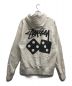 stussy (ステューシー) ダイスプリントパーカー アイボリー サイズ:L：10000円