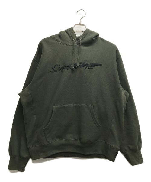 SUPREME（シュプリーム）SUPREME (シュプリーム) Futura Hooded Sweatshirt ダークオリーブ サイズ:Mの古着・服飾アイテム