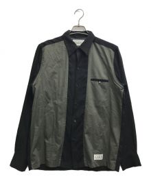 WACKO MARIA（ワコマリア）の古着「TWO-TONE 50's SHIRT」｜ブラック×カーキ