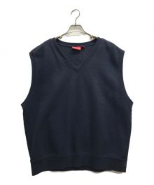 SUPREME（シュプリーム）の古着「sweatshirt vest」｜ネイビー