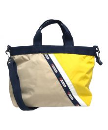 LeSportsac（レスポートサック）の古着「PENNANT LG TOTE」｜イエロー×ベージュ