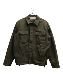 stussy（ステューシー）の古着「裏ボアダックジャケット」｜カーキ