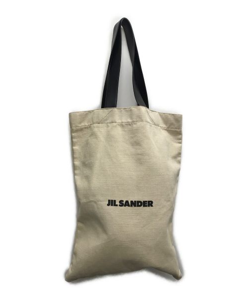 JIL SANDER（ジルサンダー）JIL SANDER (ジルサンダー) キャンバストートバッグ ベージュの古着・服飾アイテム