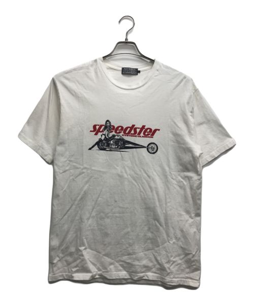 Hysteric Glamour（ヒステリックグラマー）Hysteric Glamour (ヒステリックグラマー) SPEEDSTER Tシャツ ホワイト サイズ:Lの古着・服飾アイテム