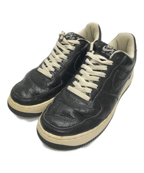 NIKE（ナイキ）NIKE (ナイキ) AIR FORCE1 LOW エアフォース1 ロー Crocodile Black サイズ:27の古着・服飾アイテム