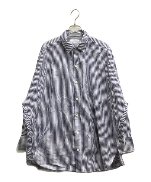 Plage（プラージュ）Plage (プラージュ) Double Washer Long シャツ ブルー×ホワイト サイズ:36の古着・服飾アイテム