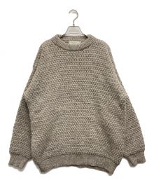 oldderby Knitwear（オールドダービーニットウェア）の古着「クルーネックウールニット」｜グレー