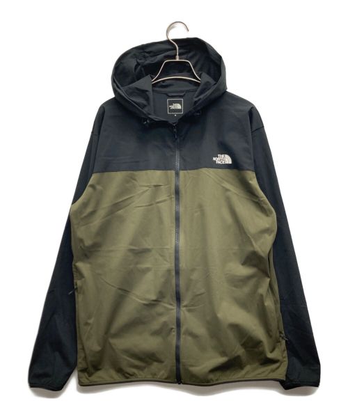 THE NORTH FACE（ザ ノース フェイス）THE NORTH FACE (ザ ノース フェイス) Sunshade Full Zip Hoodie / サンシェイドフルジップフーディー ブラック×オリーブ サイズ:Mの古着・服飾アイテム