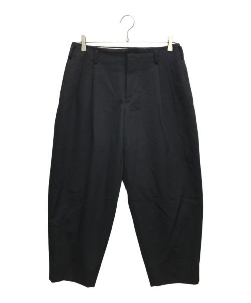 COMME des GARCONS HOMME PLUS（コムデギャルソンオムプリュス）COMME des GARCONS HOMME PLUS (コムデギャルソンオムプリュス) Black Wool Trousers ブラック サイズ:XSの古着・服飾アイテム