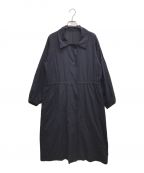 MARGARET HOWELLマーガレットハウエル）の古着「WASHED COTTON ワンピース/ウォッシュド コットンワンピース」｜ブラック