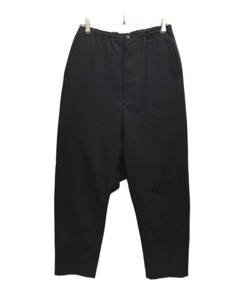 GROUND Y（グラウンドワイ）GROUND Y (グラウンドワイ) Gaberdine Sarouel Straight Pants ブラック サイズ:1の古着・服飾アイテム