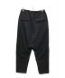 GROUND Y (グラウンドワイ) Gaberdine Sarouel Straight Pants ブラック サイズ:1：15000円