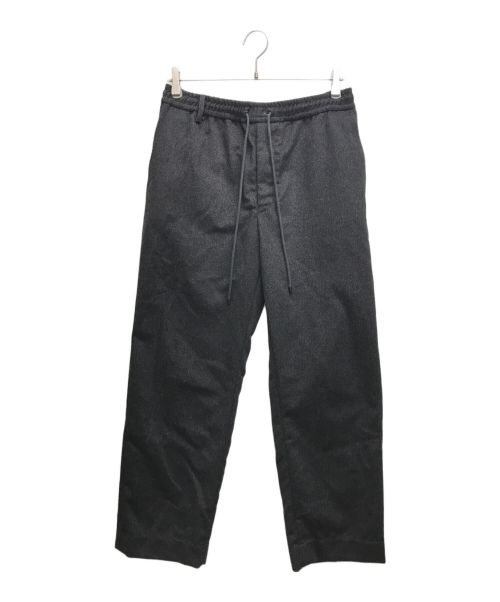 MARKWARE（マーカウェア）MARKWARE (マーカウェア) CASHMERE FLANNEL CASHMERE TROUSERS ブラック サイズ:2の古着・服飾アイテム