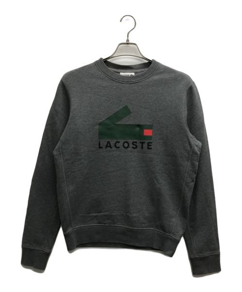 LACOSTE（ラコステ）LACOSTE (ラコステ) プリントスウェット グレー サイズ:3の古着・服飾アイテム