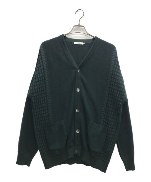 yashiki（ヤシキ）yashiki (ヤシキ) Unabara Cardigan グリーン サイズ:2の古着・服飾アイテム