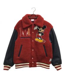 moussy×DISNEY（マウジー×ディズニー）の古着「MD BOA AWARD ジャケット」｜レッド