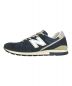 NEW BALANCE (ニューバランス) ローカットスニーカー ネイビー サイズ:27.5cm：5000円