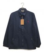 STANDARD CALIFORNIAスタンダードカリフォルニア）の古着「Seersucker Harrington Jacket」｜ネイビー