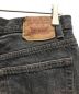 中古・古着 LEVI'S (リーバイス) 先染501デニムパンツ ブラック サイズ:W34L34：13000円