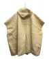 unfil (アンフィル) wool-boa hooded poncho ベージュ サイズ:1：14000円