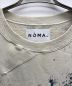 中古・古着 NOMA t.d. (ノーマティーディー) HAND DYE TWIST SWEAT アイボリー×ブルー サイズ:4：10000円