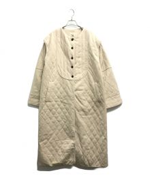 Amiur（エミレ）の古着「bicolor quilting coat」｜アイボリー