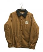 New Era×X-LARGEニューエラ×エクストララージ）の古着「WALKING APE DUCK COACHES JACKET」｜ベージュ