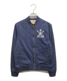 POLO RALPH LAUREN（ポロ・ラルフローレン）の古着「リバーシブルブルゾン」｜ネイビー×ベージュ