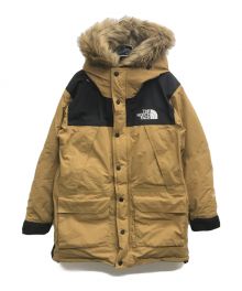 THE NORTH FACE（ザ ノース フェイス）の古着「MOUNTAIN DOWN COAT」｜ベージュ×ブラック