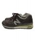 NEW BALANCE (ニューバランス) ローカットスニーカー ブラウン サイズ:25.5cm：5000円