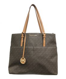 MICHAEL KORS（マイケルコース）の古着「EDFORD MD TZ POCKET TOTE」｜ブラウン