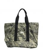 stussyステューシー）の古着「Canvas Extra Large Tote Bag」｜カーキ